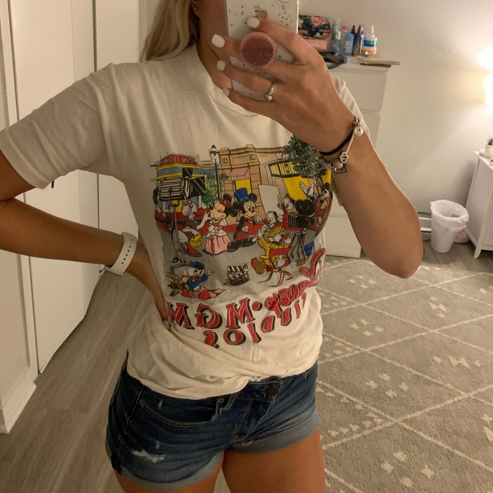 disney mgm studios vintage thrifted shirt